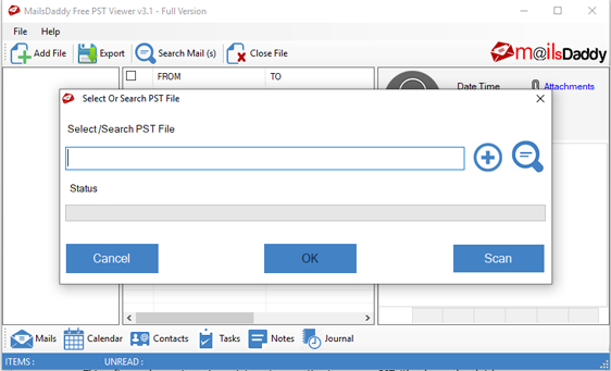 Browse PST Files