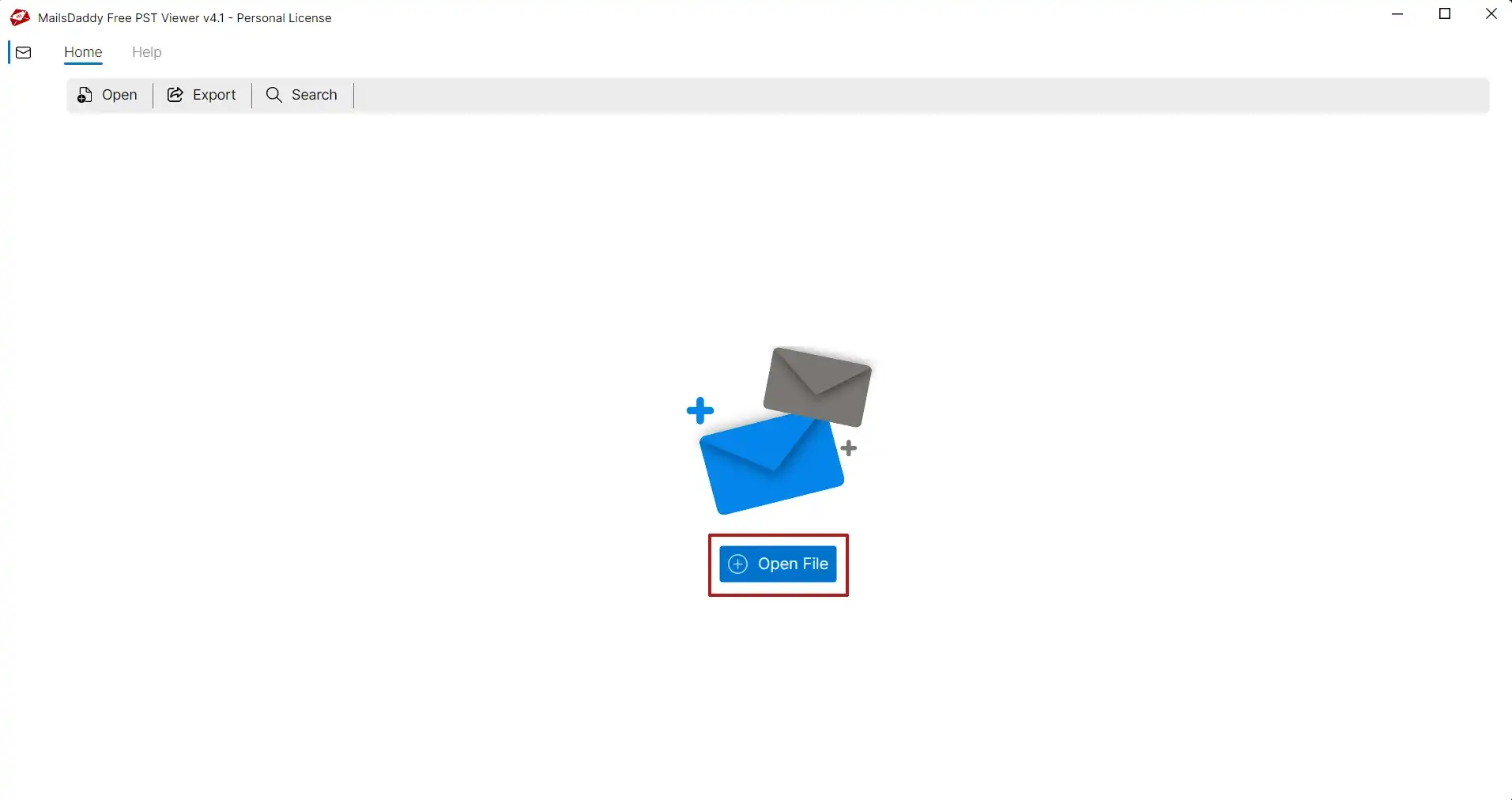 Open PST file