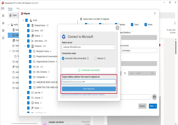 write target credential